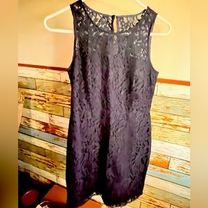 J.Crew Navy Lace Dress 0